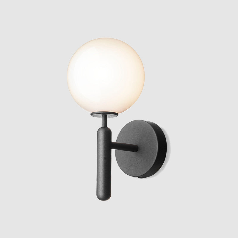 Lámpara de Pared de Vidrio con Balón para Escalera, Estilo Simple, Aplique de Pared | Brehn