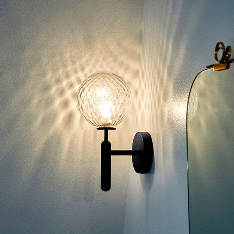 Lámpara de Pared de Vidrio con Balón para Escalera, Estilo Simple, Aplique de Pared | Brehn