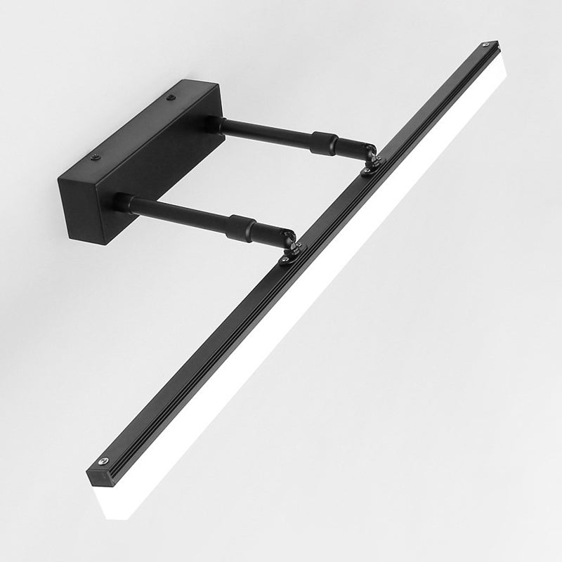 Luz de Sconce de Vanity Retráctil Minimalista de Acrílico LED de Montaje en Pared | Brehn