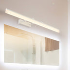 Luz de espejo LED lineal extensible Sencillez Acrílico Iluminación de pared para baño