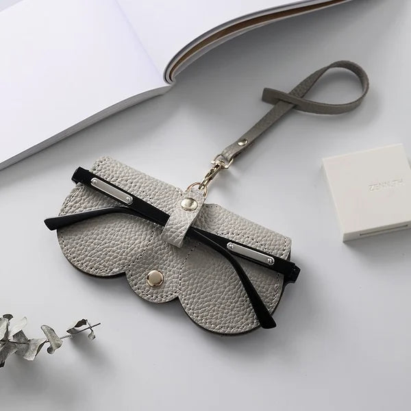 Estuche para gafas de sol ShadeShield de cuero suave