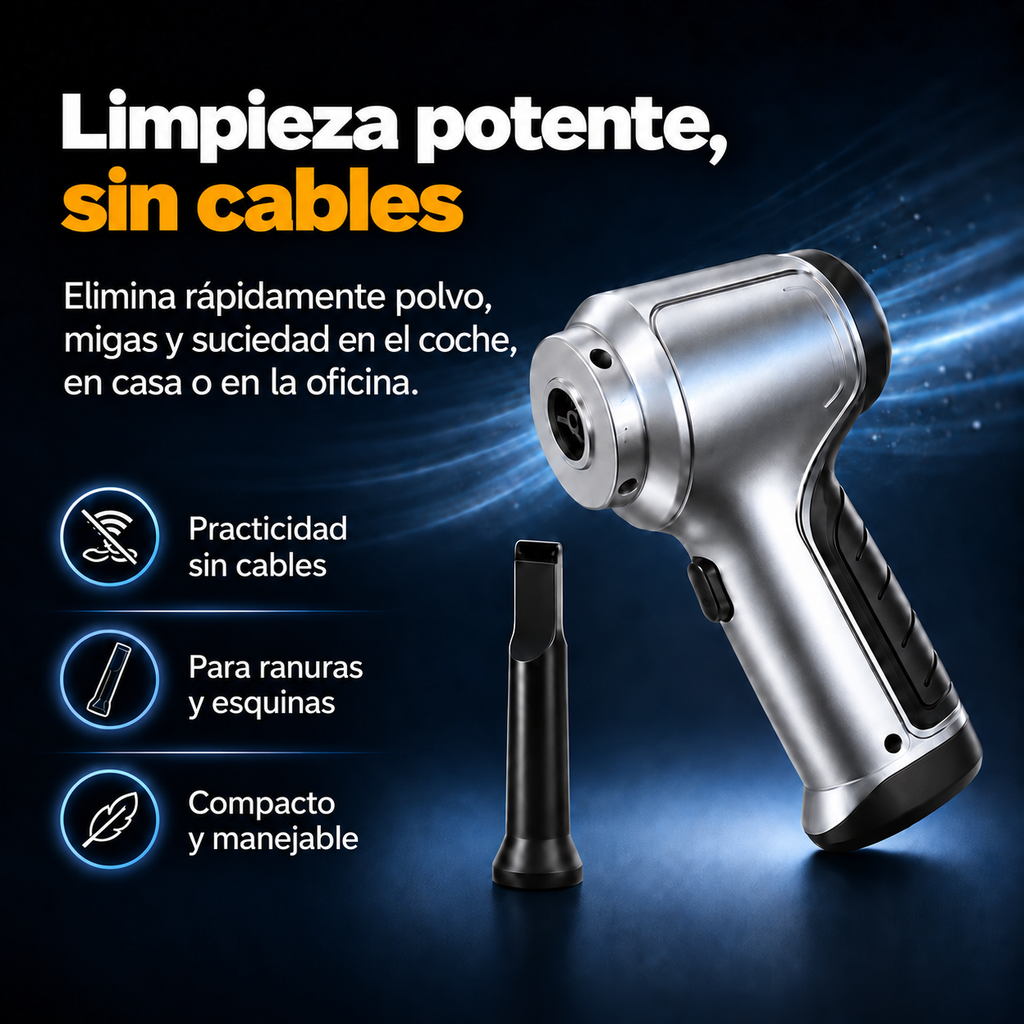 El Aspirador Inalámbrico Más Potente Para Automóviles