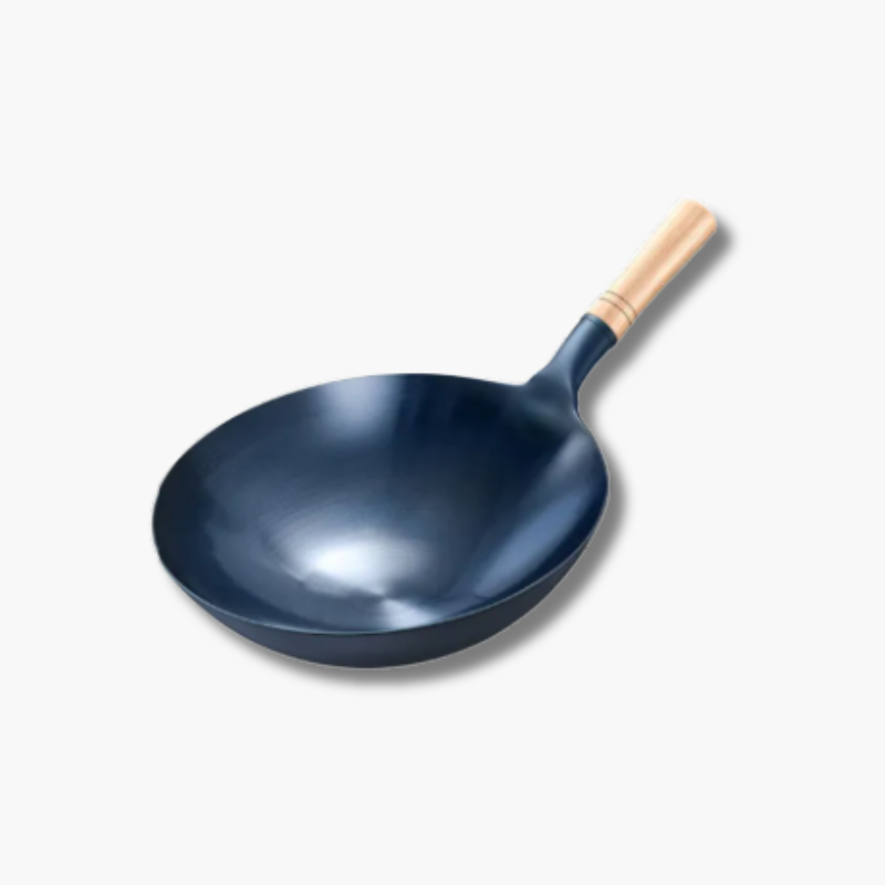 Wok de hierro Cuyun - Antiadherente, sin recubrimiento tóxico