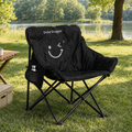 Silla de Camping Plegable Minimalista para Exterior con Respaldo y Cojín Acolchado