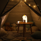 Luz Nocturna LED de Unicornio Mágico y Reloj Despertador para Niños