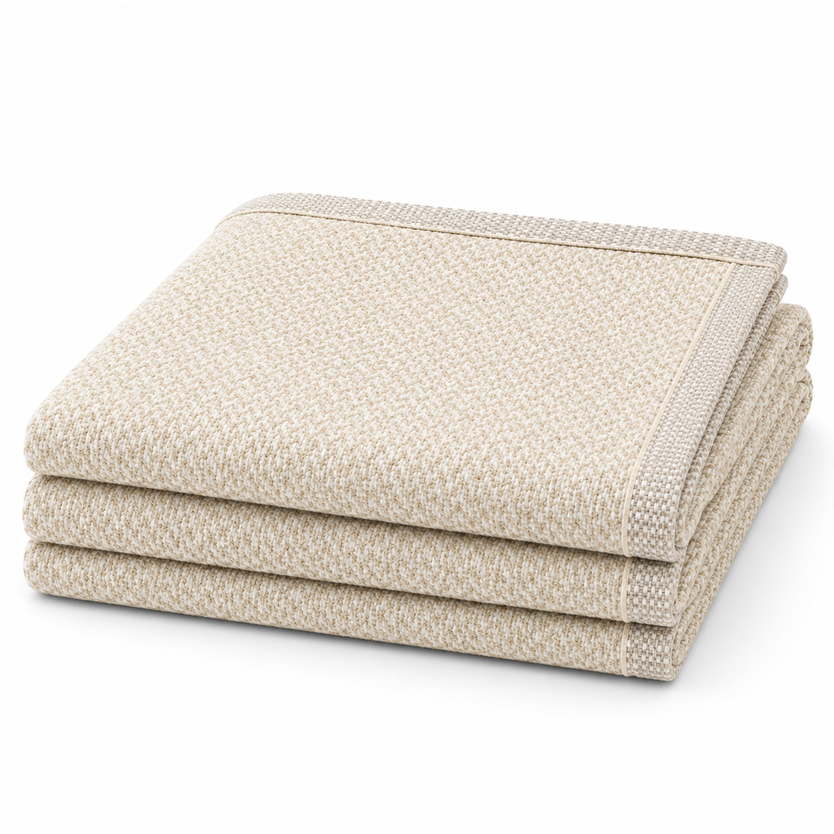 NATURWEFT – Funda de sofá antideslizante de algodón-lino para todas las estaciones