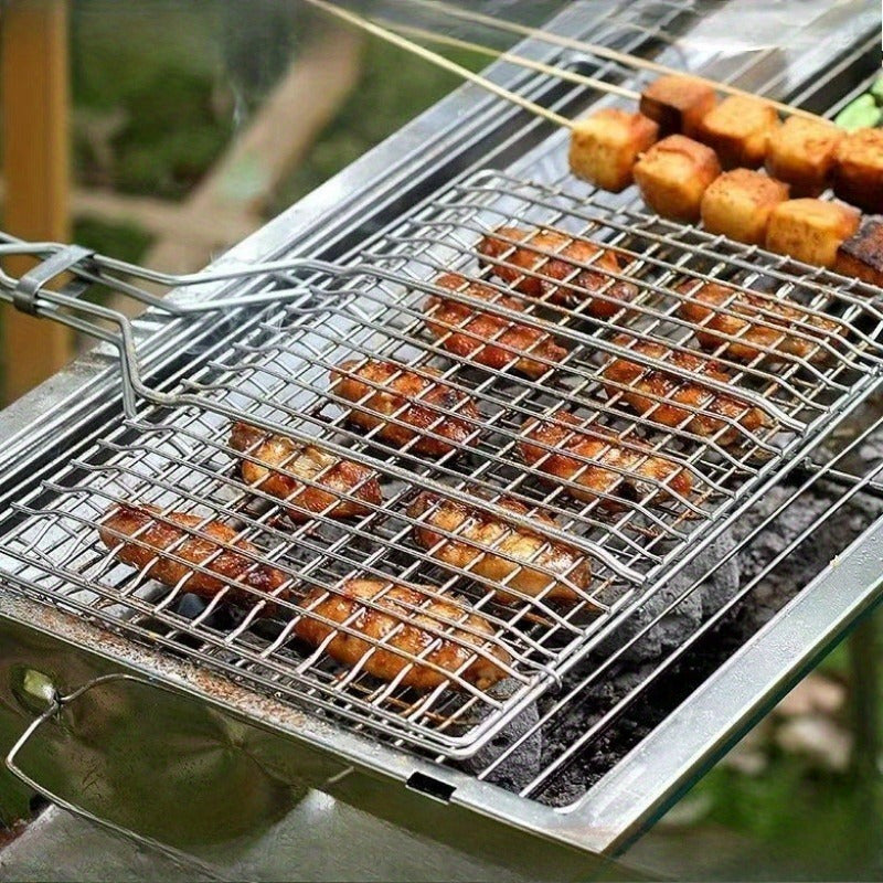 GRILLGRID – Canasta de BBQ de Gran Capacidad para un Control Uniforme al Cocinar al Aire Libre