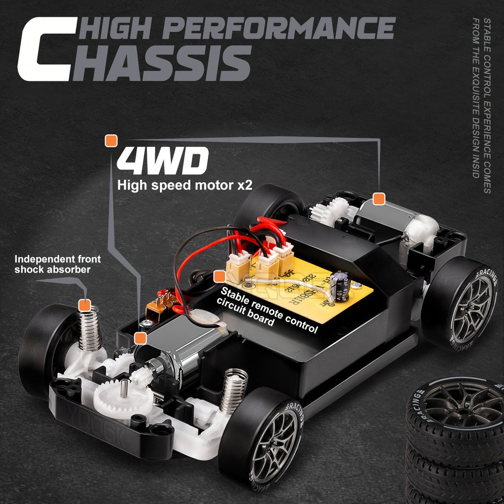 Ultimate Drift Racer 1:24 - Auto RC con Ruedas Iluminadas