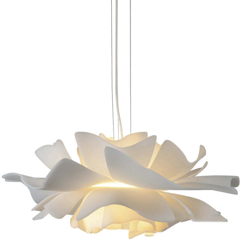 Lámpara colgante de diseño floral de metal – moderna, elegante y con LED
