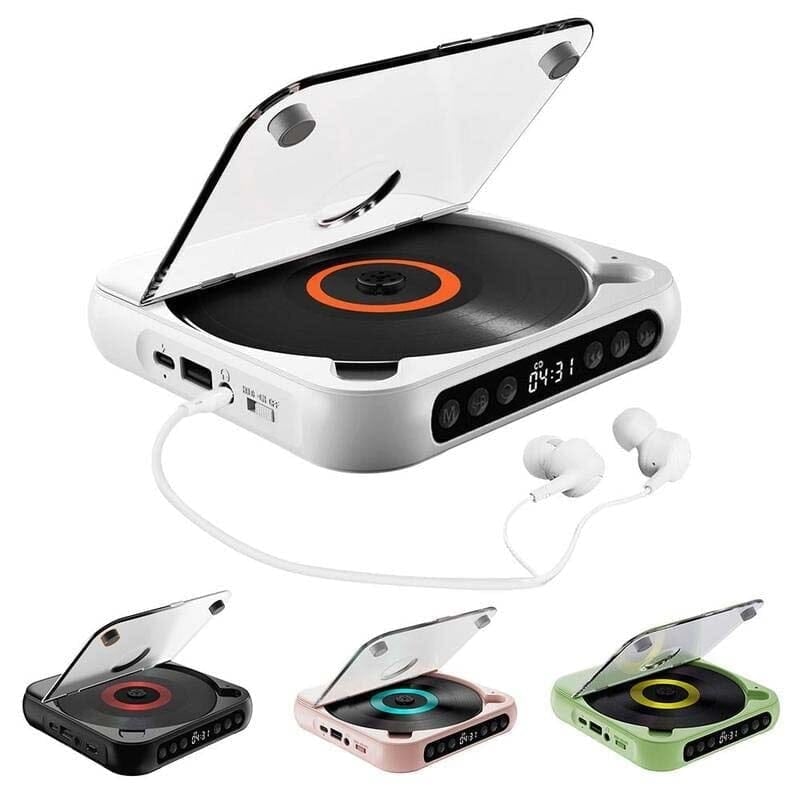 Noxord | Reproductor de CD portátil compatible con Bluetooth