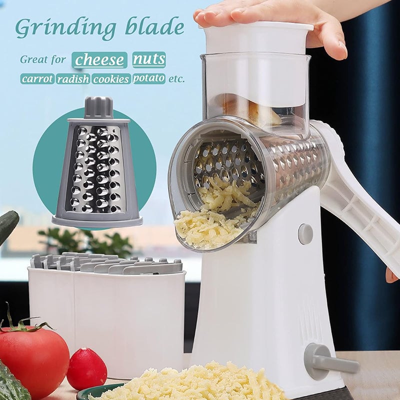 5 en 1 Rallador de Queso Rotativo