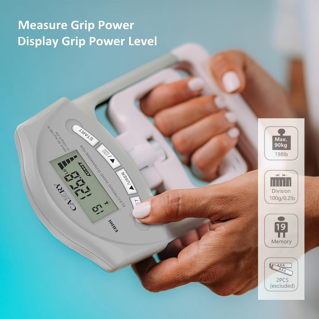 GRIPMETER PRO – Probador Digital de Fuerza de Agarre con Captura Automática