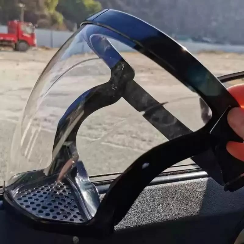 Kalsten | Pantalla Facial Transparente Grande para Protección Completa