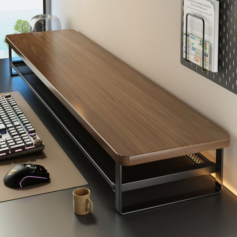 MONOSTAND - Soporte para computadora de doble capa con cajón de almacenamiento extraíble