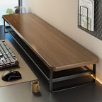 MONOSTAND - Soporte para computadora de doble capa con cajón de almacenamiento extraíble