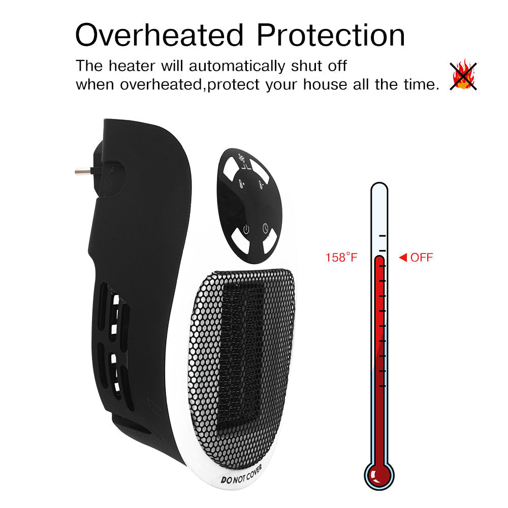 HeatWave – Calefactor eléctrico compacto con control remoto