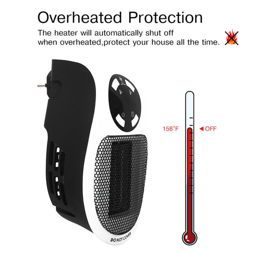 HeatWave – Calefactor eléctrico compacto con control remoto