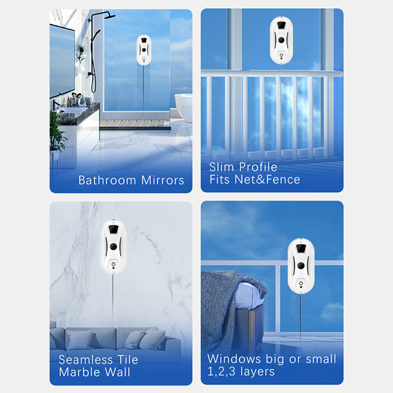 GlassMaster — Limpiador de Ventanas Inteligente | 50% DESCUENTO