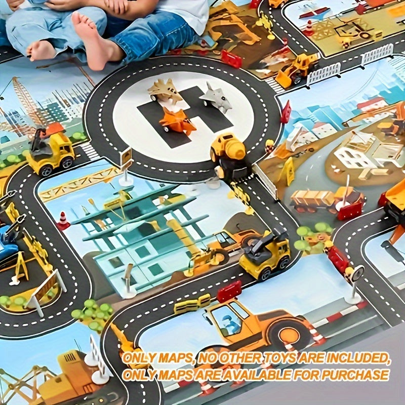 Alfombra de Juego de Construcción y Aventura – Para Pequeños Exploradores y Jugadores Creativos