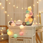 Ballton - Columpio de bola de algodón brillante | Varias combinaciones de colores