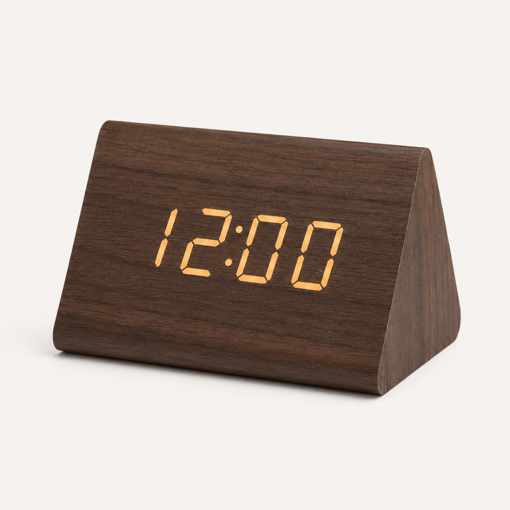 EloraClock - Reloj Despertador Digital con Control de Sonido y Pantalla HD