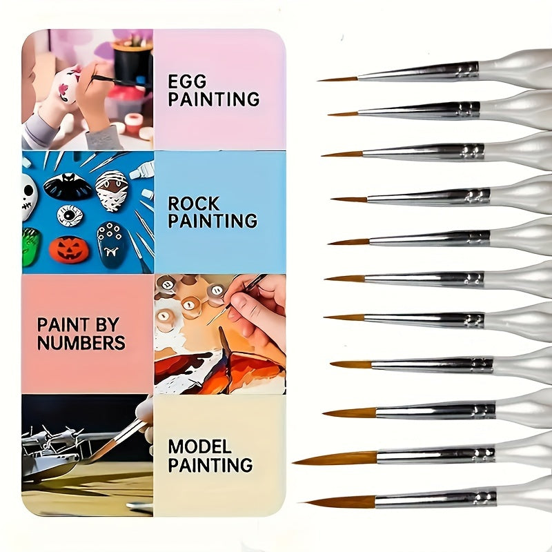 Pincel de Detalle de Precisión – Ideal para Pintura Precisa y Obras de Arte Detalladas