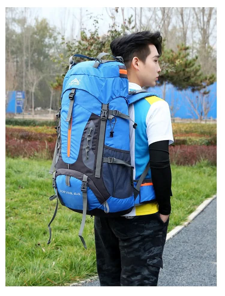 Lisslune | Mochila Impermeable de 60L – Bolsa Espaciosa y Duradera para Aventuras al Aire Libre