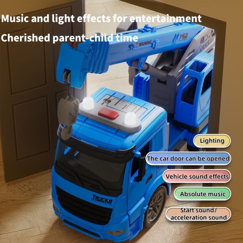 Grúa Potente - Diversión de Juego con Sonido y Luz