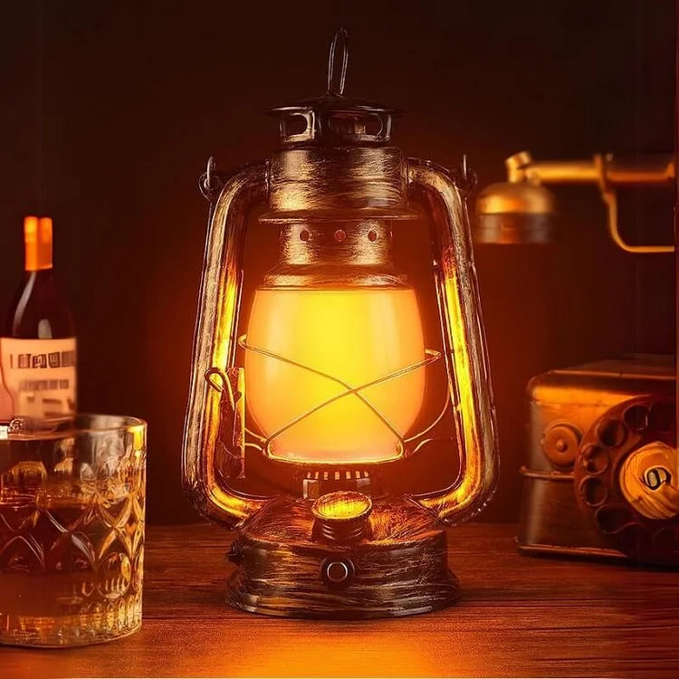 FlameGlow - Lámpara LED de Camping Recargable