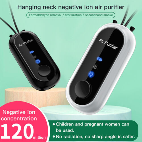Collar Purificador de Aire Mini Personal | Purificador de Aire Portátil con Carga USB
