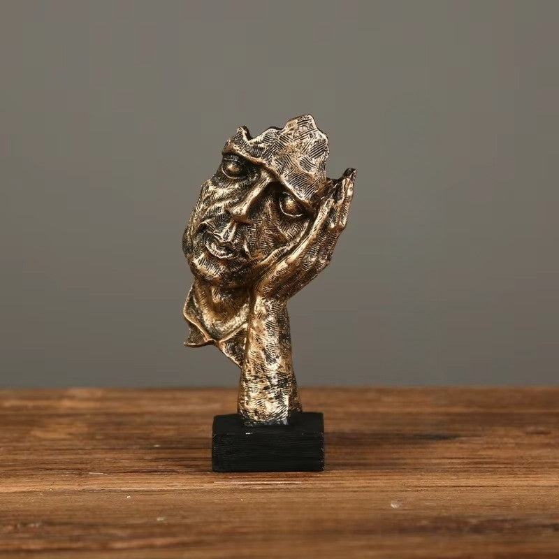 FaceArt – Escultura de Rostro Humano para Decoración del Hogar