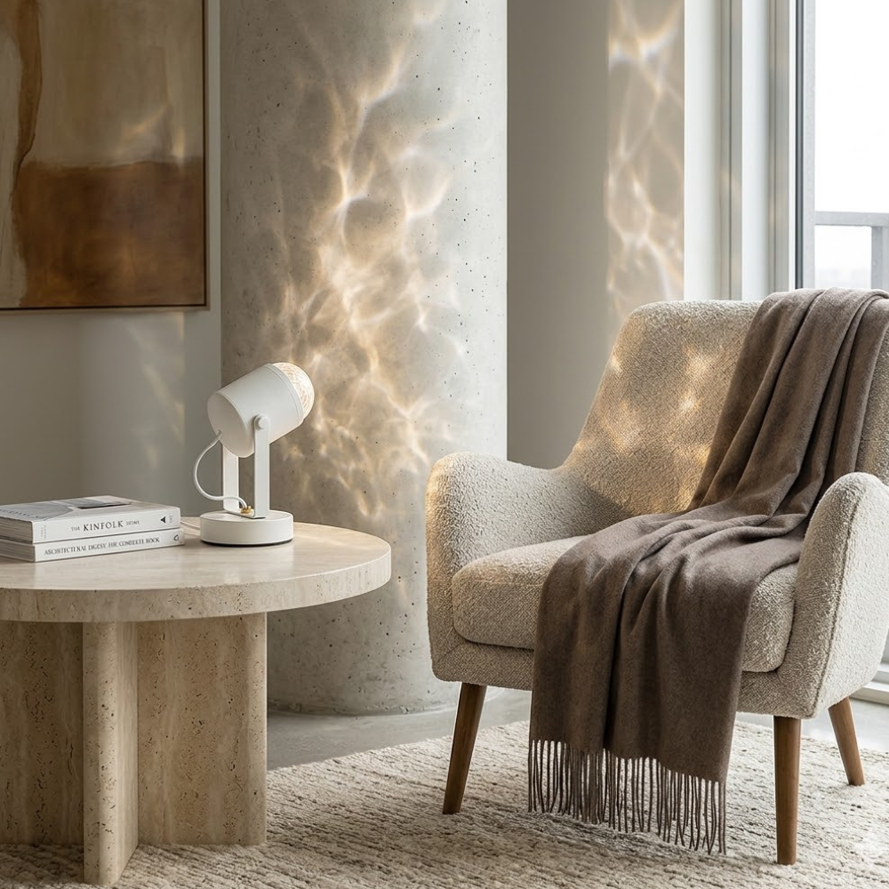 Cascade | Lámpara de Mesa RGB Dinámica Artística para Dormitorio y Sala de Estar