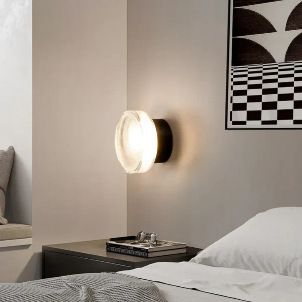 Lámpara de pared LED redonda | Iluminación interior elegante