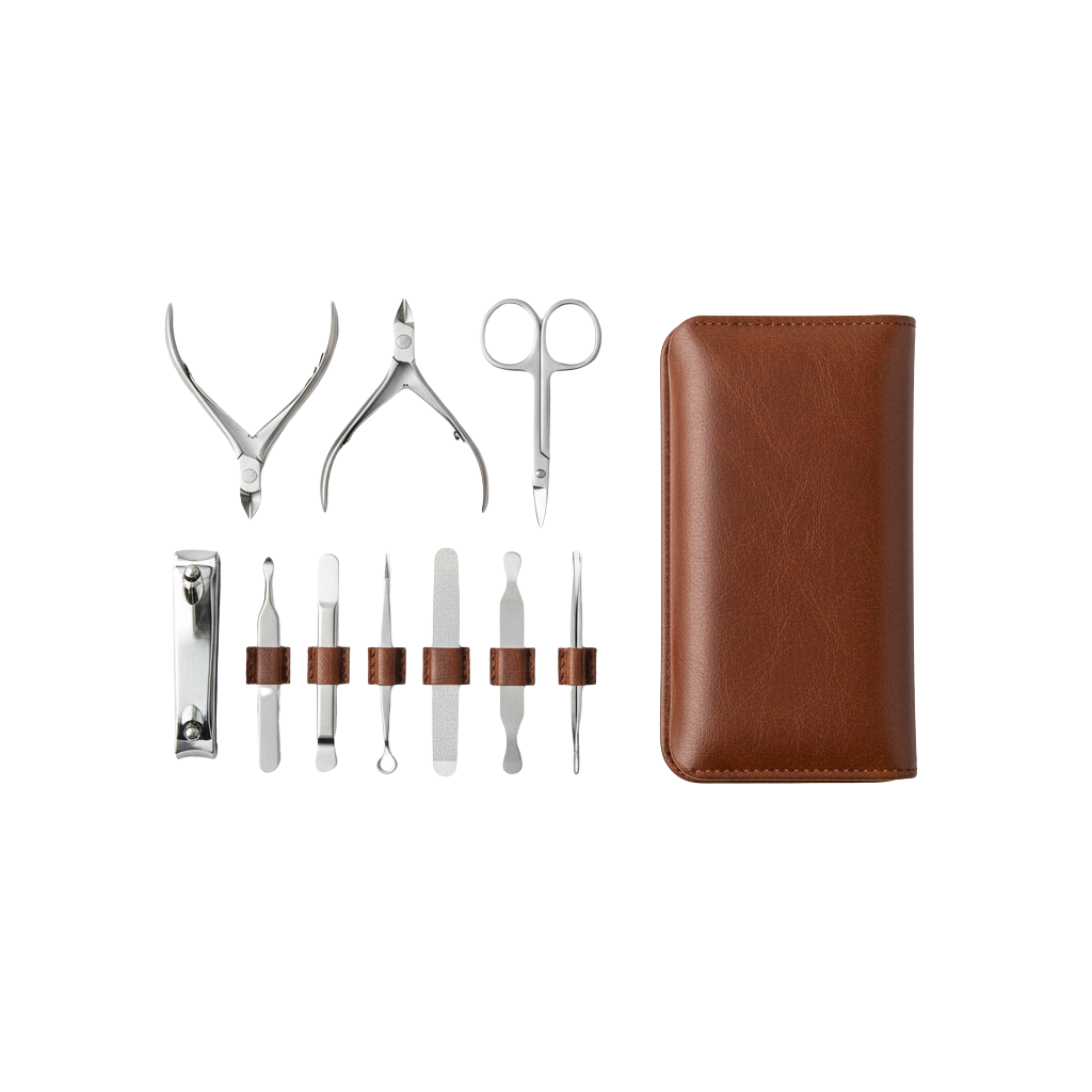 Kit para el cuidado de las uñas de acero inoxidable