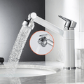 FLEXISPOUT – Grifo flexible 360° con función de rociado para lavabo