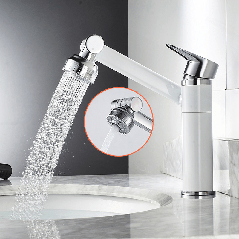 FLEXISPOUT – Grifo flexible 360° con función de rociado para lavabo