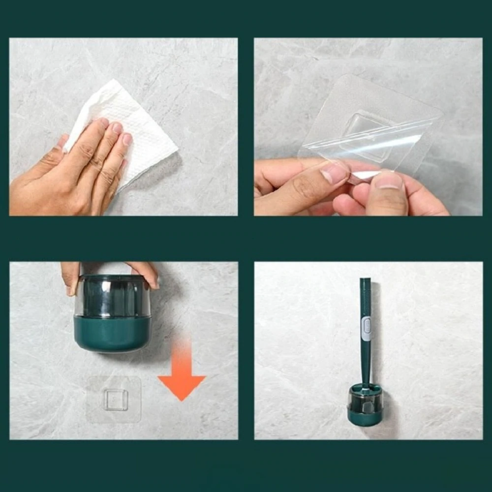 Cepillo de inodoro flexible para una limpieza precisa y fácil