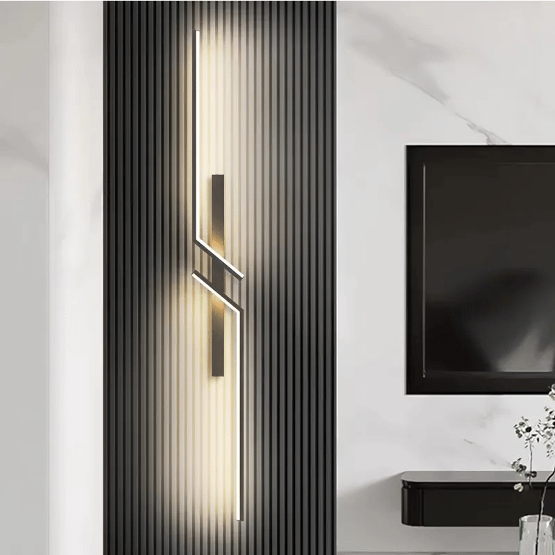 Moderna lámpara de pared con un toque artístico