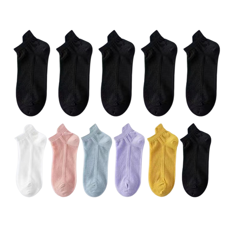 Calcetines ultradelgados antideslizantes con efecto invisible