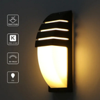 Aplique de Pared de Aluminio Moderno para Exterior