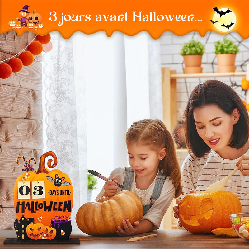 Calendario de Adviento de Madera para Halloween | Bowlift