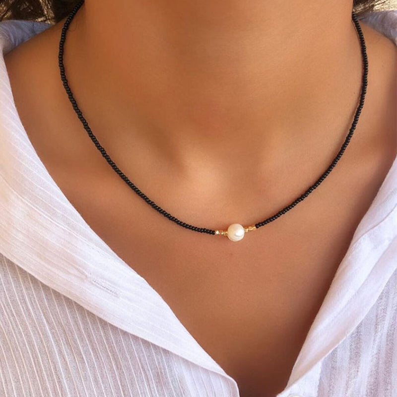 Collar de perlas de agua dulce