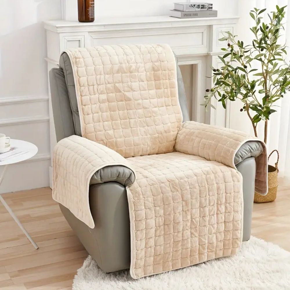 Funda de Sillón Reclinable de Terciopelo
