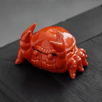 TidyCrab – Cenicero de Cerámica en Forma de Cangrejo con Tapa