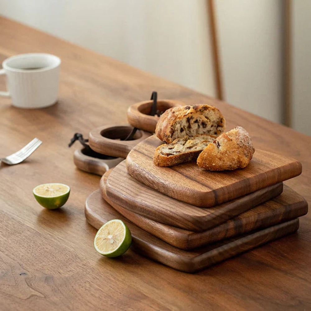 NordWyld - Conjunto de tablas de cortar de dos piezas con tablas rectangulares para la preparación de comidas