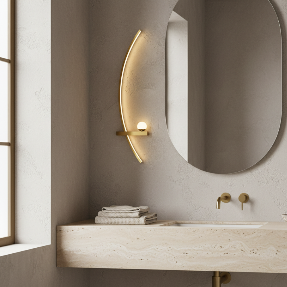 Luz de Pared LED Elegante – Aplique de Aluminio Moderno para Interiores del Hogar