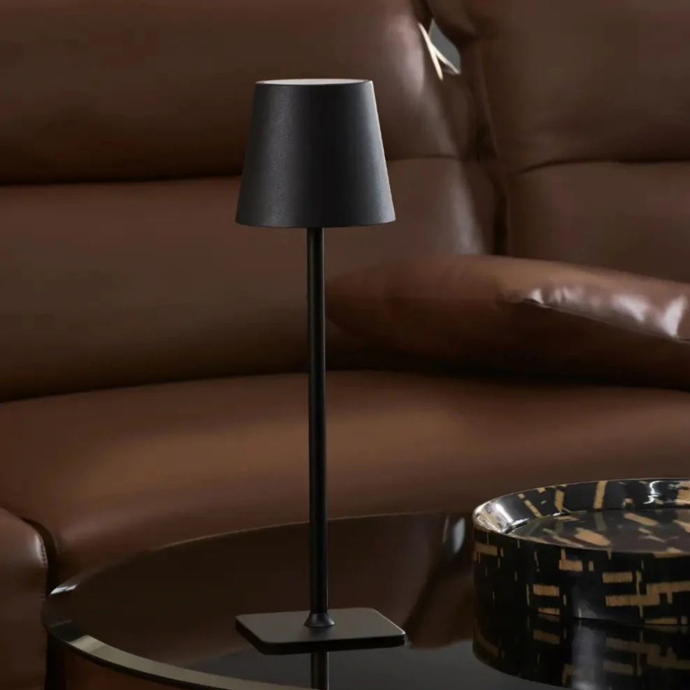 Lámpara de Mesa Escandinava Moderna Regulable - Control Táctil Inalámbrico para Uso en Interiores y Exteriores