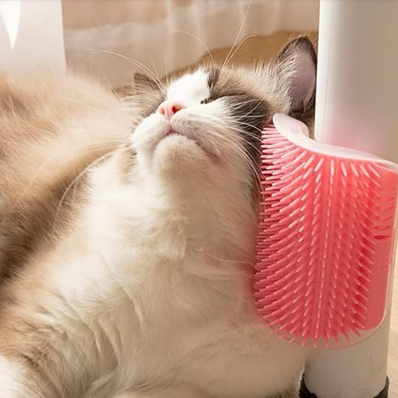 PurrBrush - Cepillo para gatos con diseño de autolimpieza en forma de U