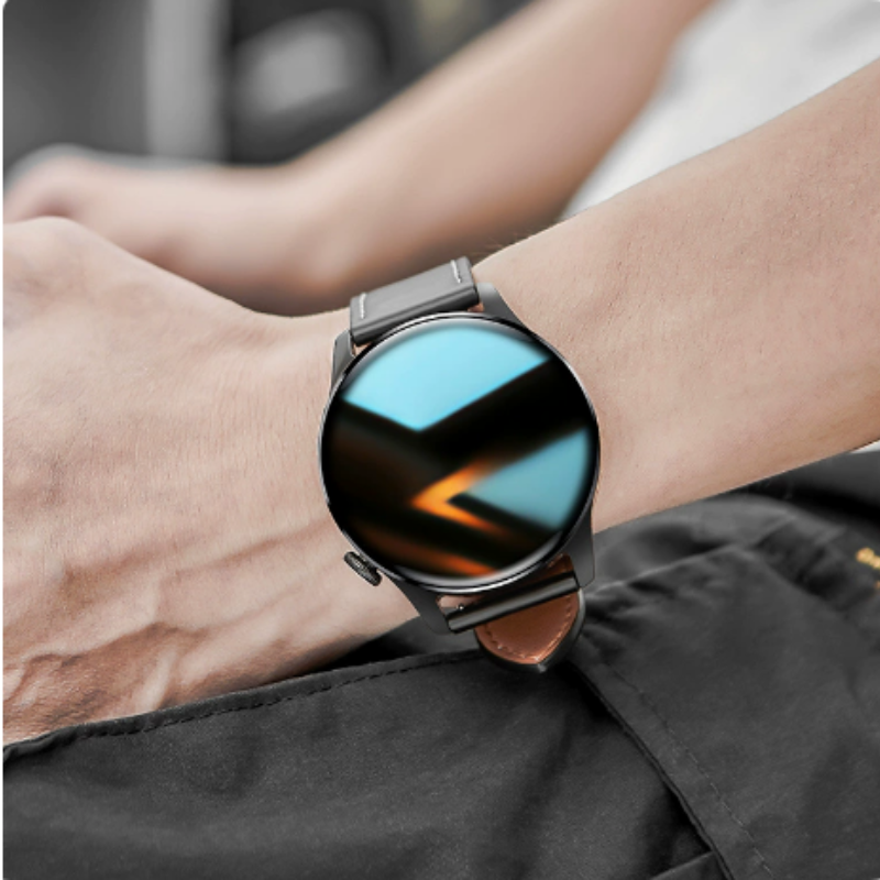 Reloj inteligente médico EKG | Certificado CFDA | Biosensor de alta precisión 512Hz | Monitoreo de SpO2 y frecuencia cardíaca | Análisis de respiración basado en IA | IP67 a prueba de agua