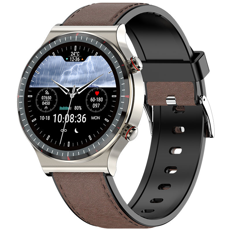 Reloj inteligente médico EKG | Certificado CFDA | Biosensor de alta precisión 512Hz | Monitoreo de SpO2 y frecuencia cardíaca | Análisis de respiración basado en IA | IP67 a prueba de agua